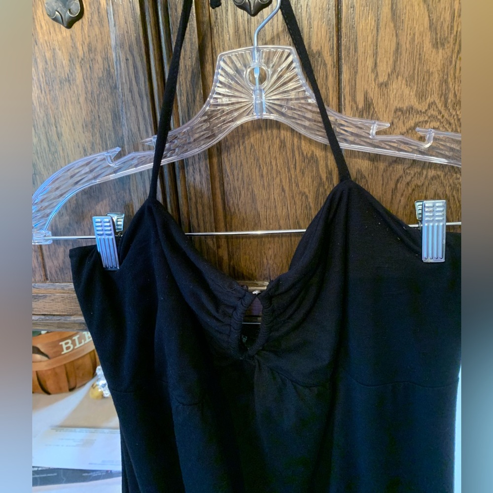 Apt 9 Black Halter Top Maxi Dress in good condition.
